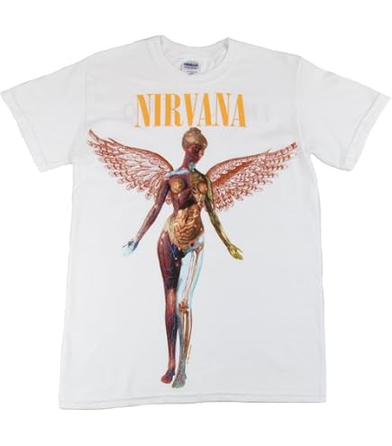 Amazon.com: Hot Topic Nirvana in Utero T-Shirt Black SM : Clothing